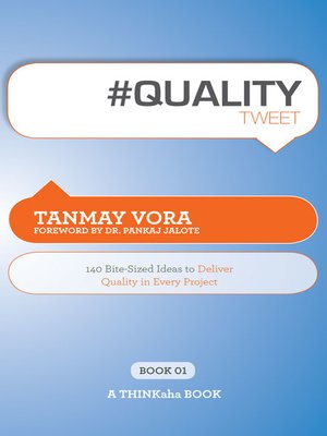 cover image of #QUALITYtweet Book01